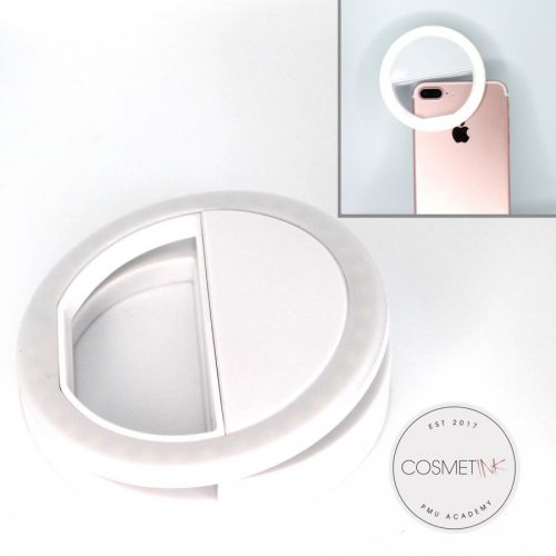 Selfie Lampa / Ring med olika ljuslägen - Vit